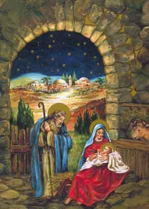Obrazek Chrystusa i Maryji